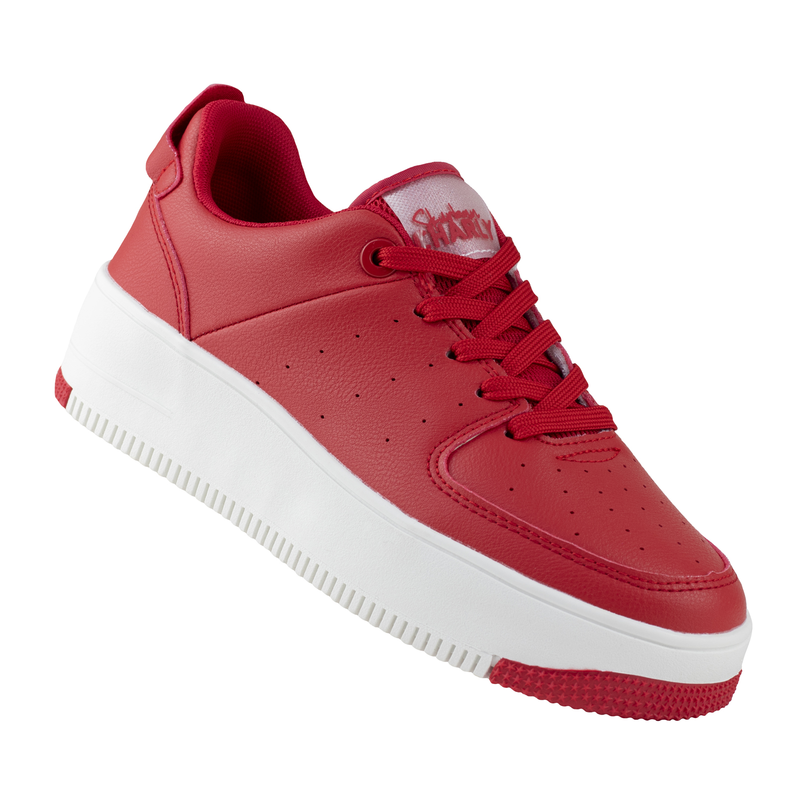 Tenis Urbano Dama Plataforma Suela Gruesa 1059048 Rojo Moda