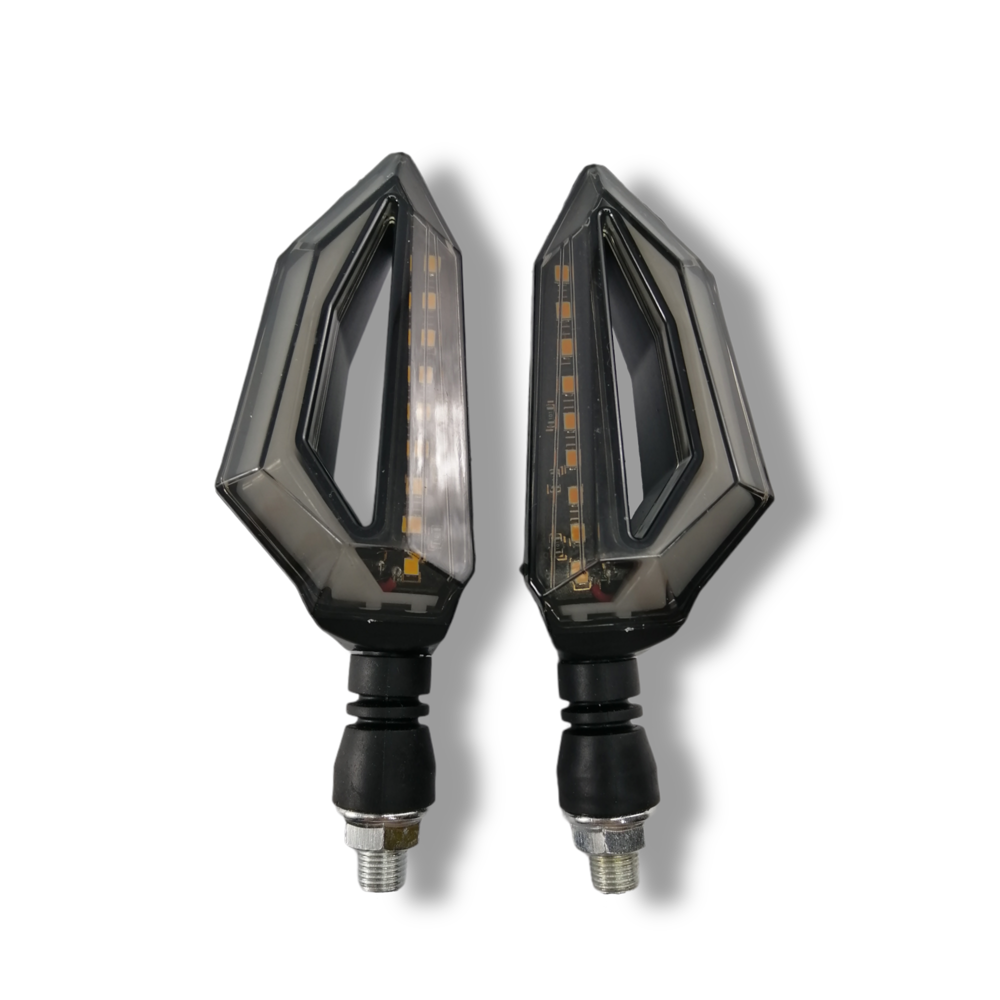Direccionales led con cuartos para moto universal italika