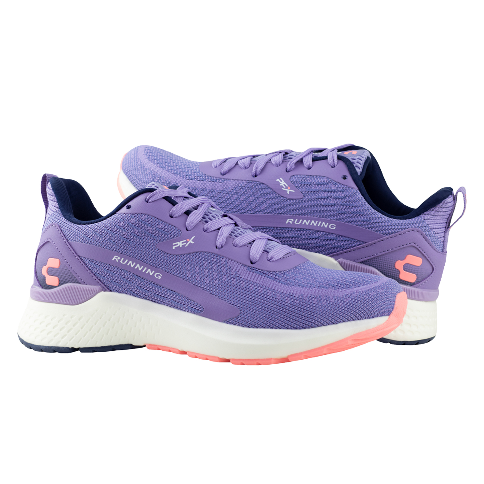 Tenis Dama Charly Pfx Deportivo Running 1049925 Lila Marino