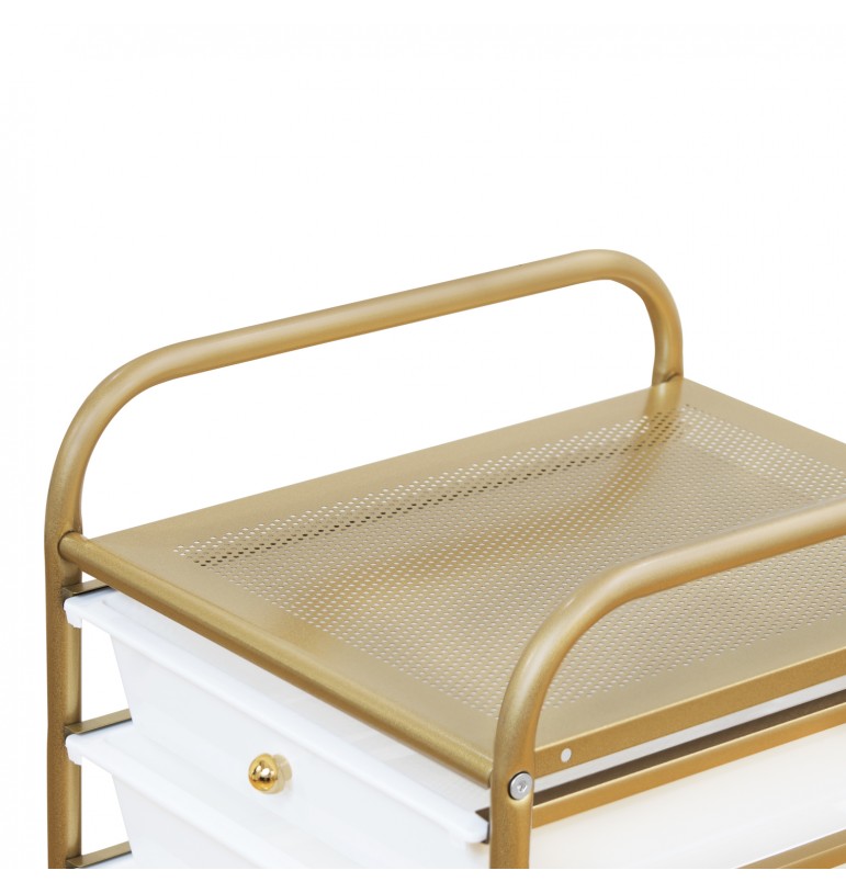 Carrito Organizador con ruedas de 10 niveles para Cocina Estética