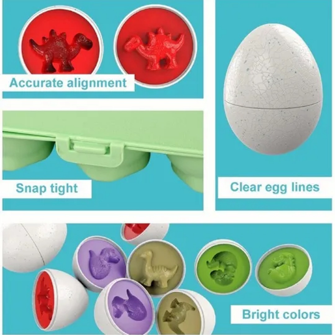 Juego Didáctico Para Niños, Juguete Educativo Huevos Colores