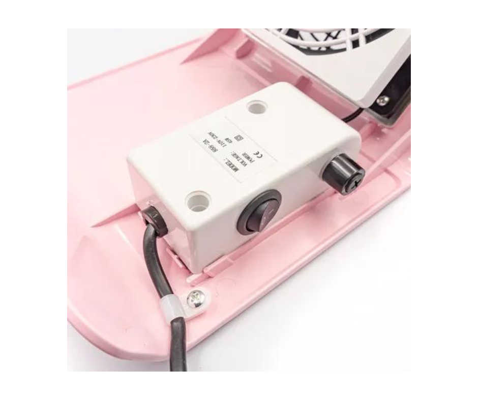 Extractor De Polvo Para Uñas Acrílicas Rosa Chico