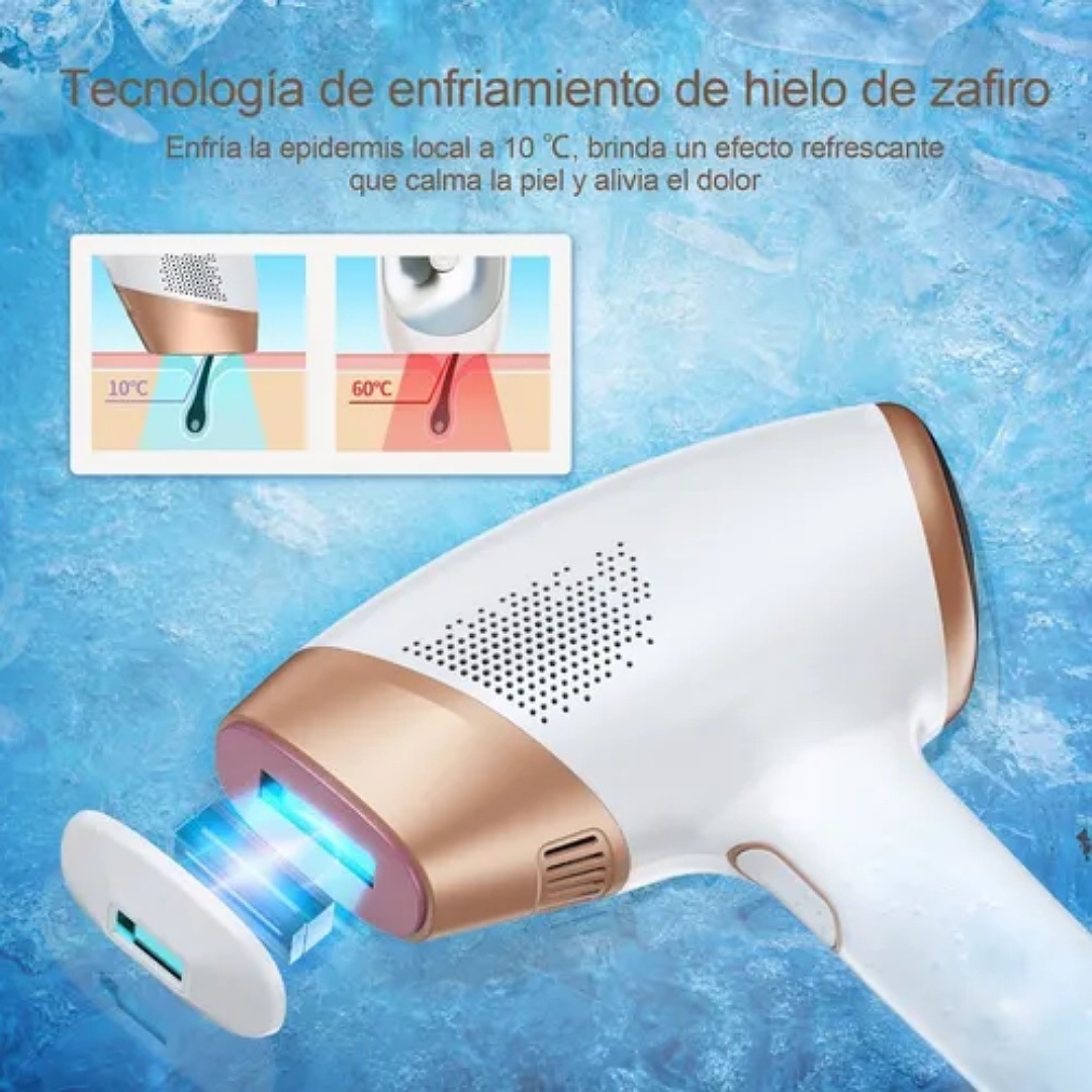 Depiladora Láser Ipl Permanente 999,900 Flashes 9 Nivel.