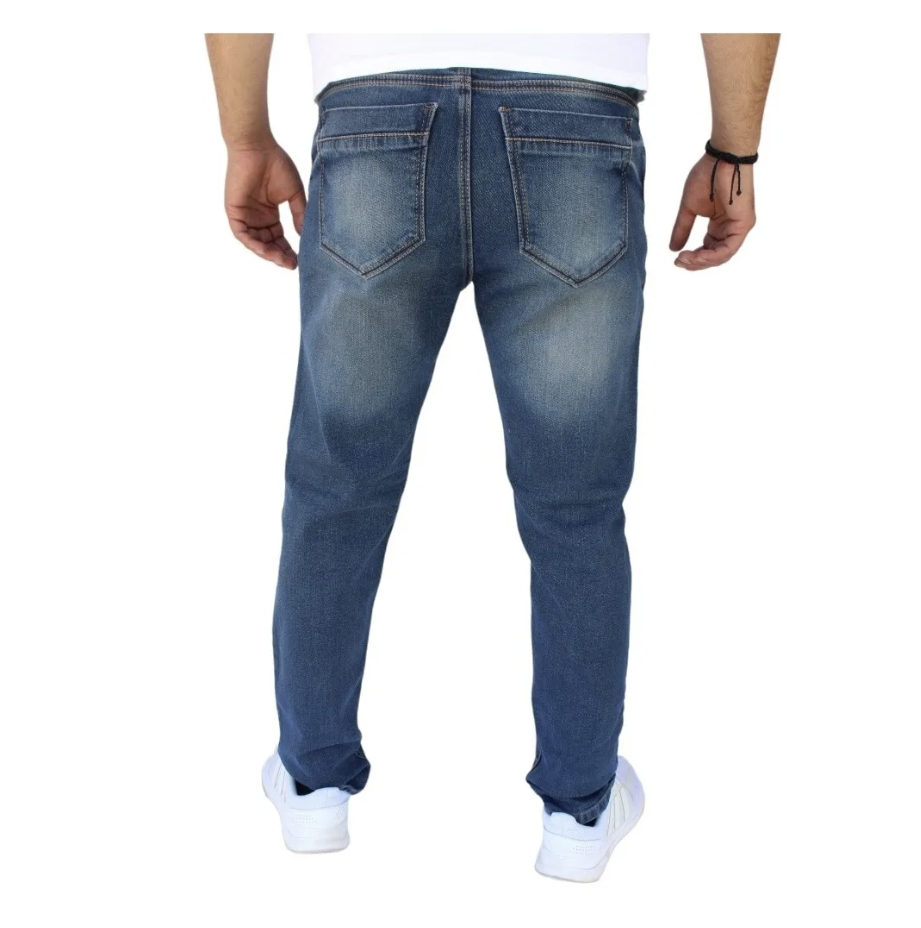 Pantalon Skinny De Mezclilla Strech John Silver Para Hombre