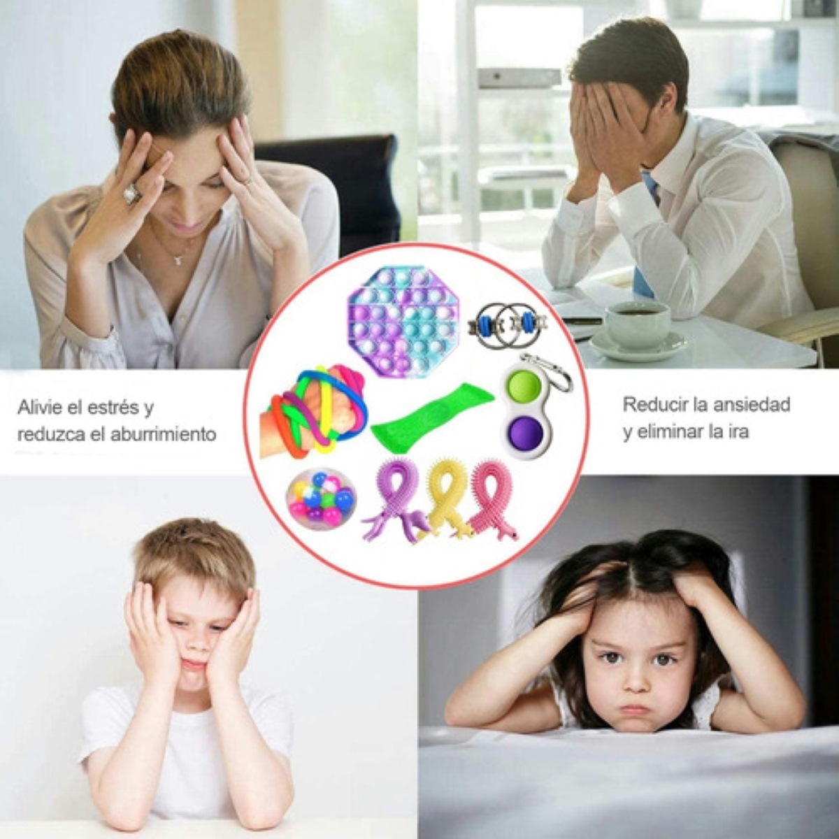 5 Piezas de Juego Fidget Toys Pack