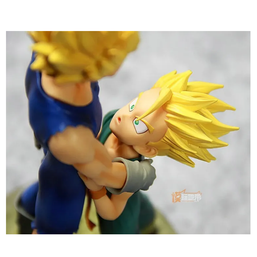 Figura Juguete Muñeco Dragon Ball Z Vegeta y Trunks Despedida Con Caja.