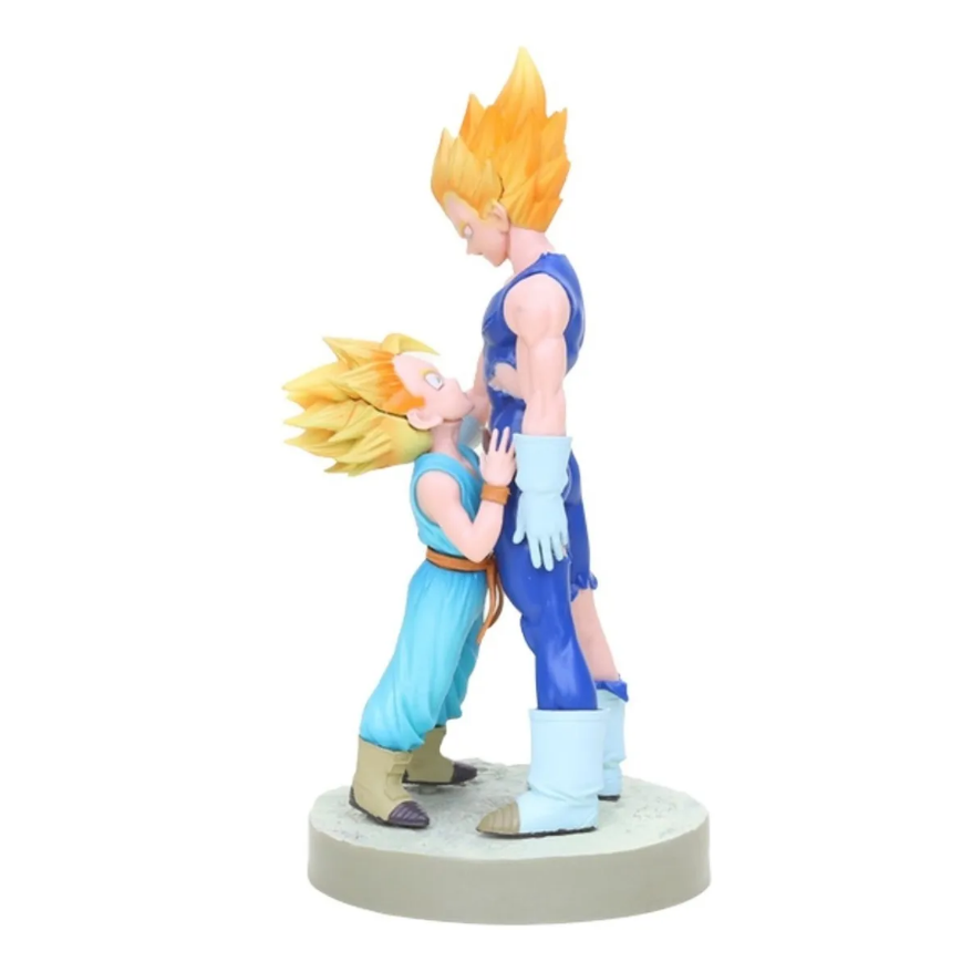 Figura Juguete Muñeco Dragon Ball Z Vegeta y Trunks Despedida Con Caja.
