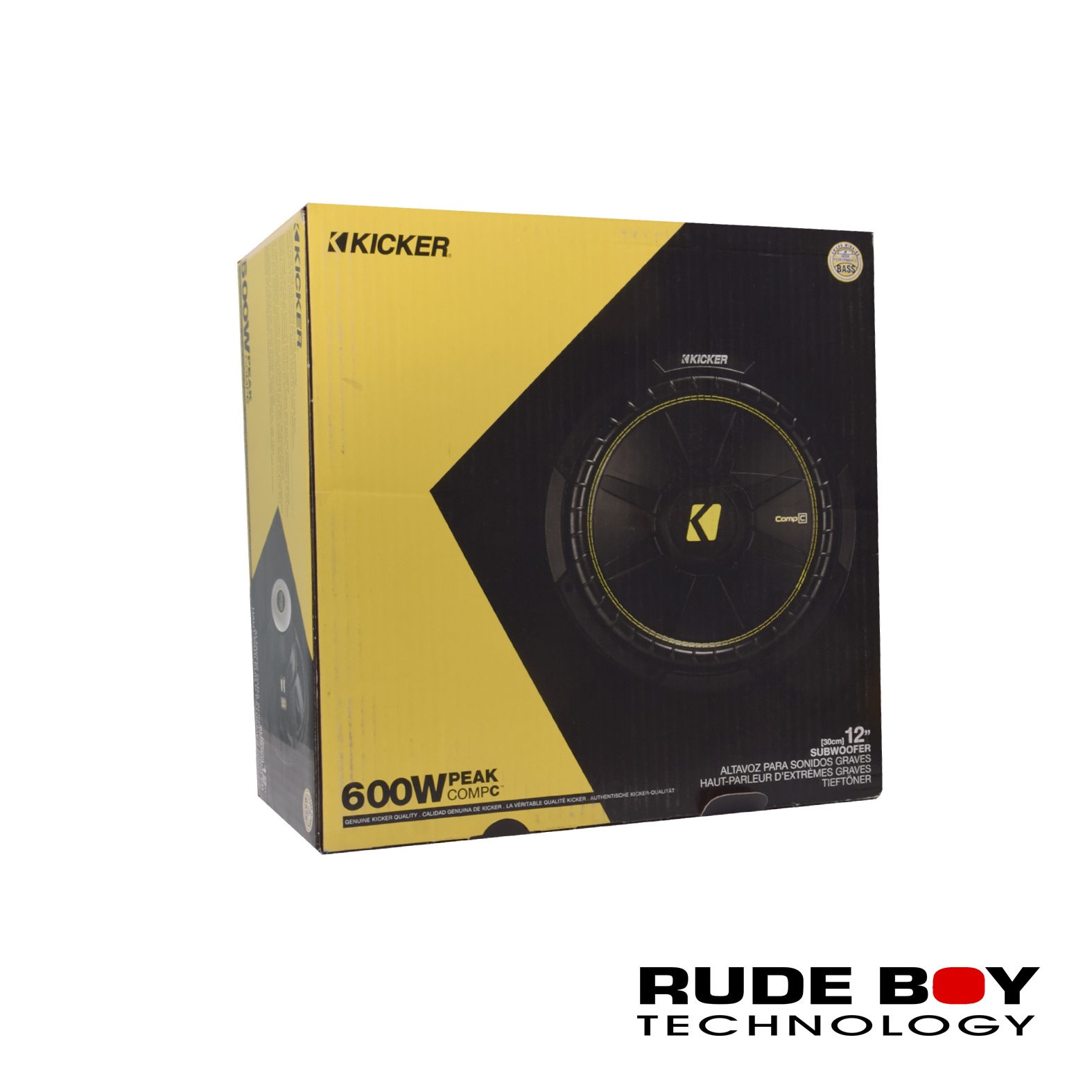 Subwoofer D 12 Kicker 44cwcd124 Doble Bobina 600w 4 Oh Ampli