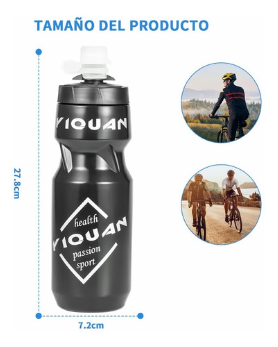 Botella De Agua Para Ciclismo Negras