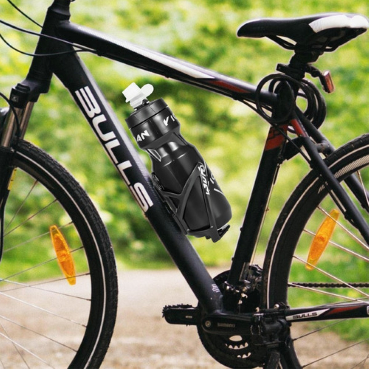 Botella De Agua Para Ciclismo Negras