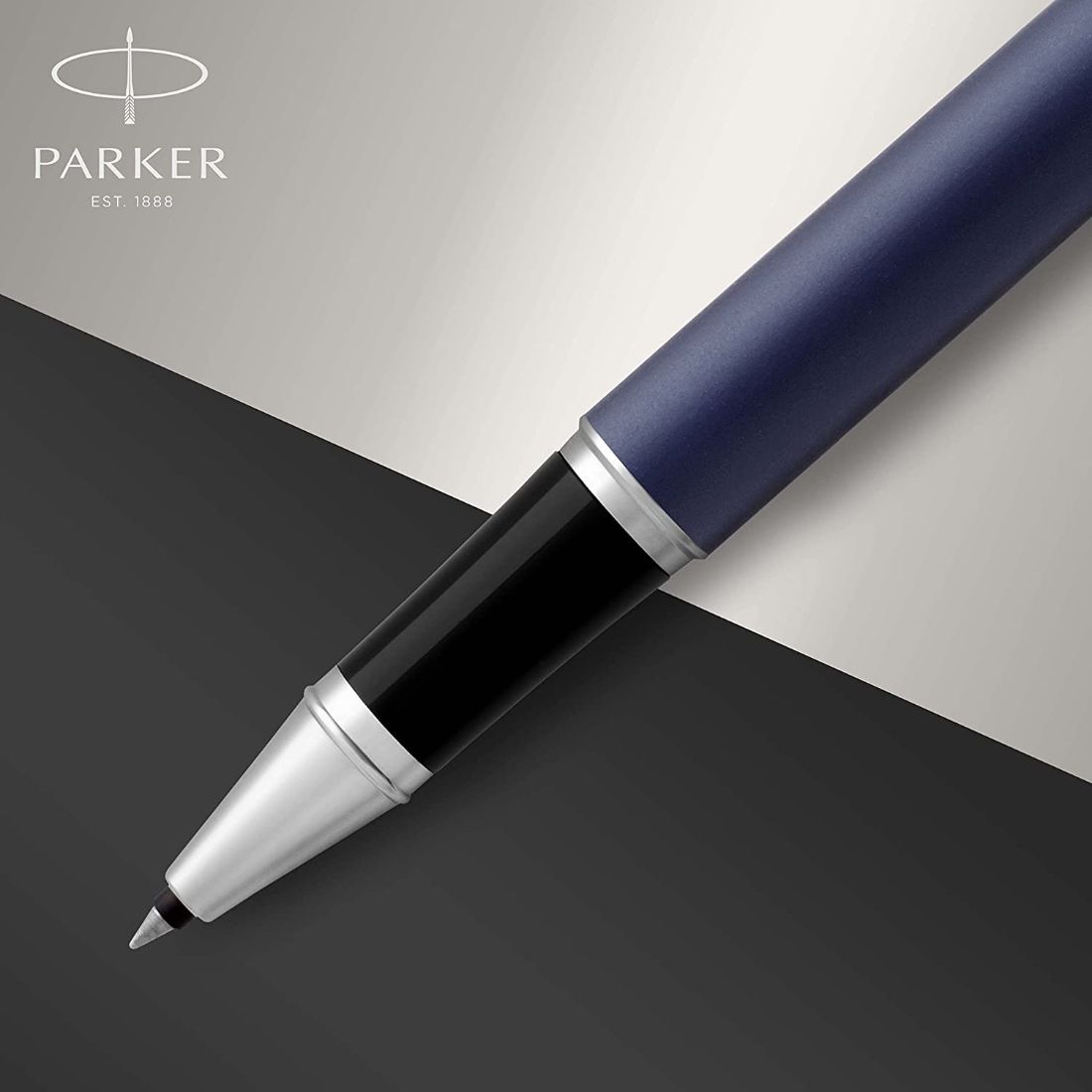 Pluma Parker Rollerball Azul Mate