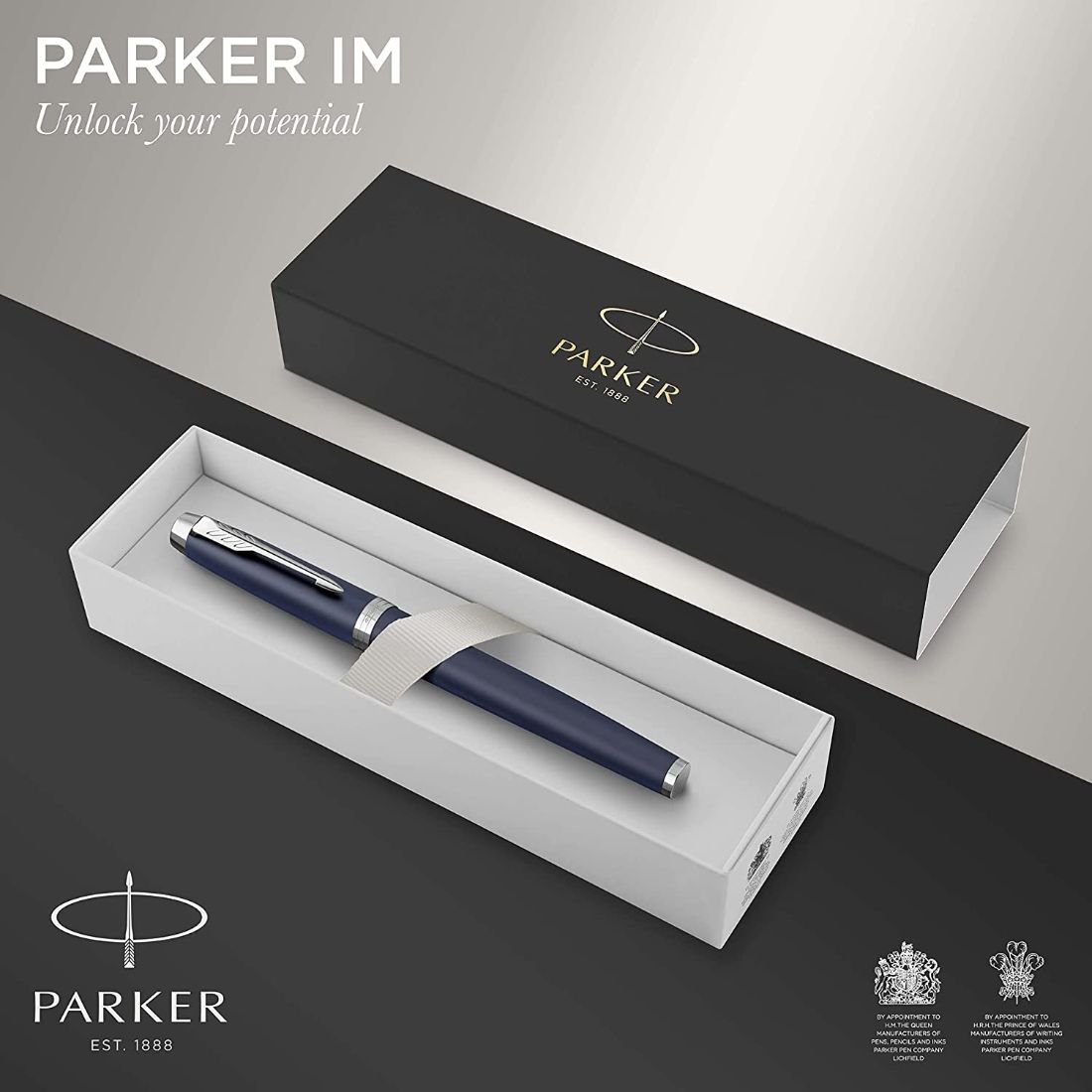 Pluma Parker Rollerball Azul Mate