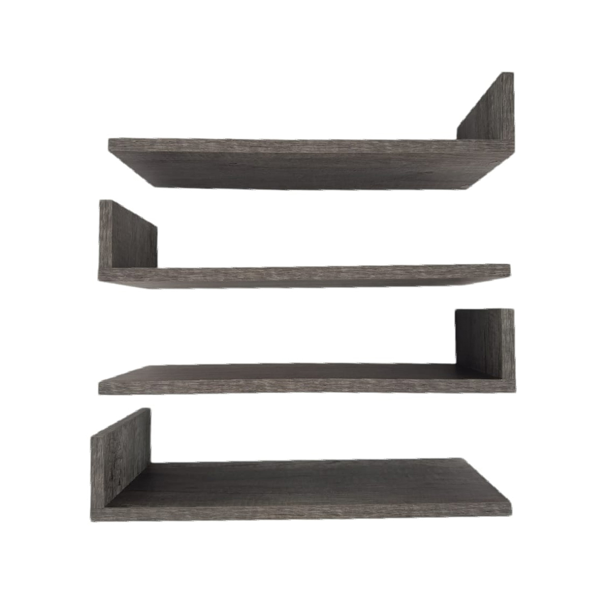 Set de 4 Repisas Flotantes estilo Librero 45 x 15 cm Lombardia
