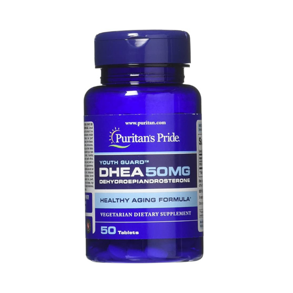 Puritan's Pride Dhea 50mg 50 Tablets, suplemento, vitaminas