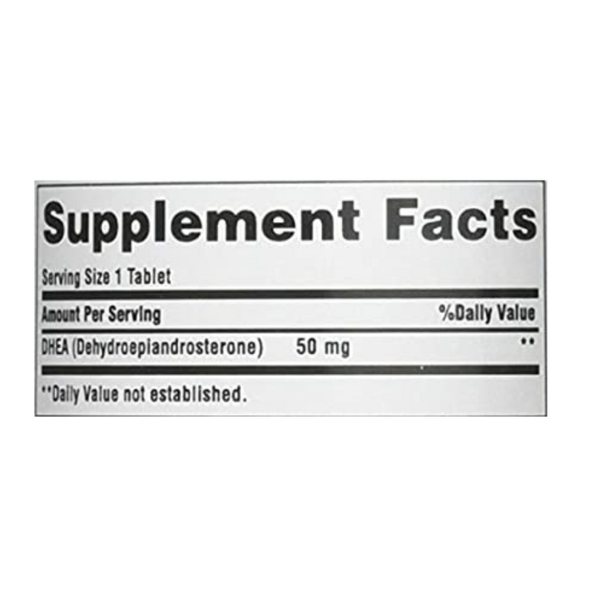 Puritan's Pride Dhea 50mg 50 Tablets, suplemento, vitaminas