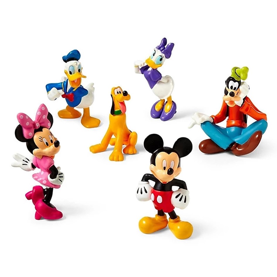 Mickey Mouse Figuras Set Coleccionables 6 Pzas