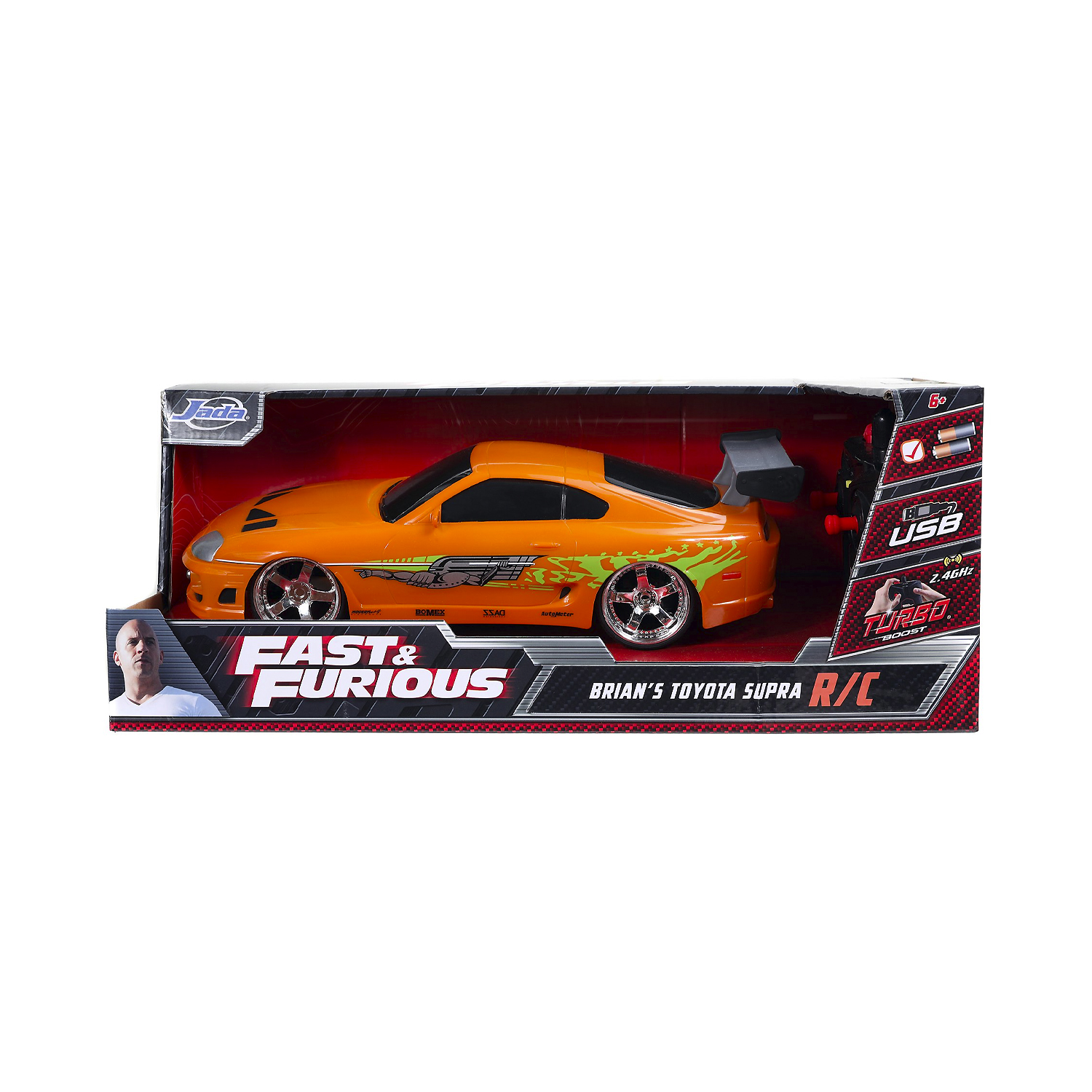 Jada Toys Fast and Furious 1:16 Brian's Toyota Supra R/C