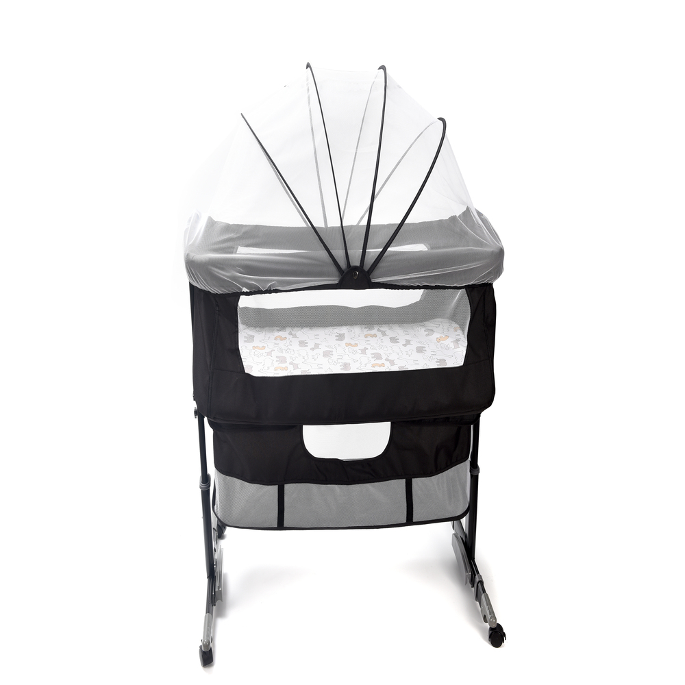 Cuna Moises Para Bebe Recien Nacido Colecho Con Ruedas