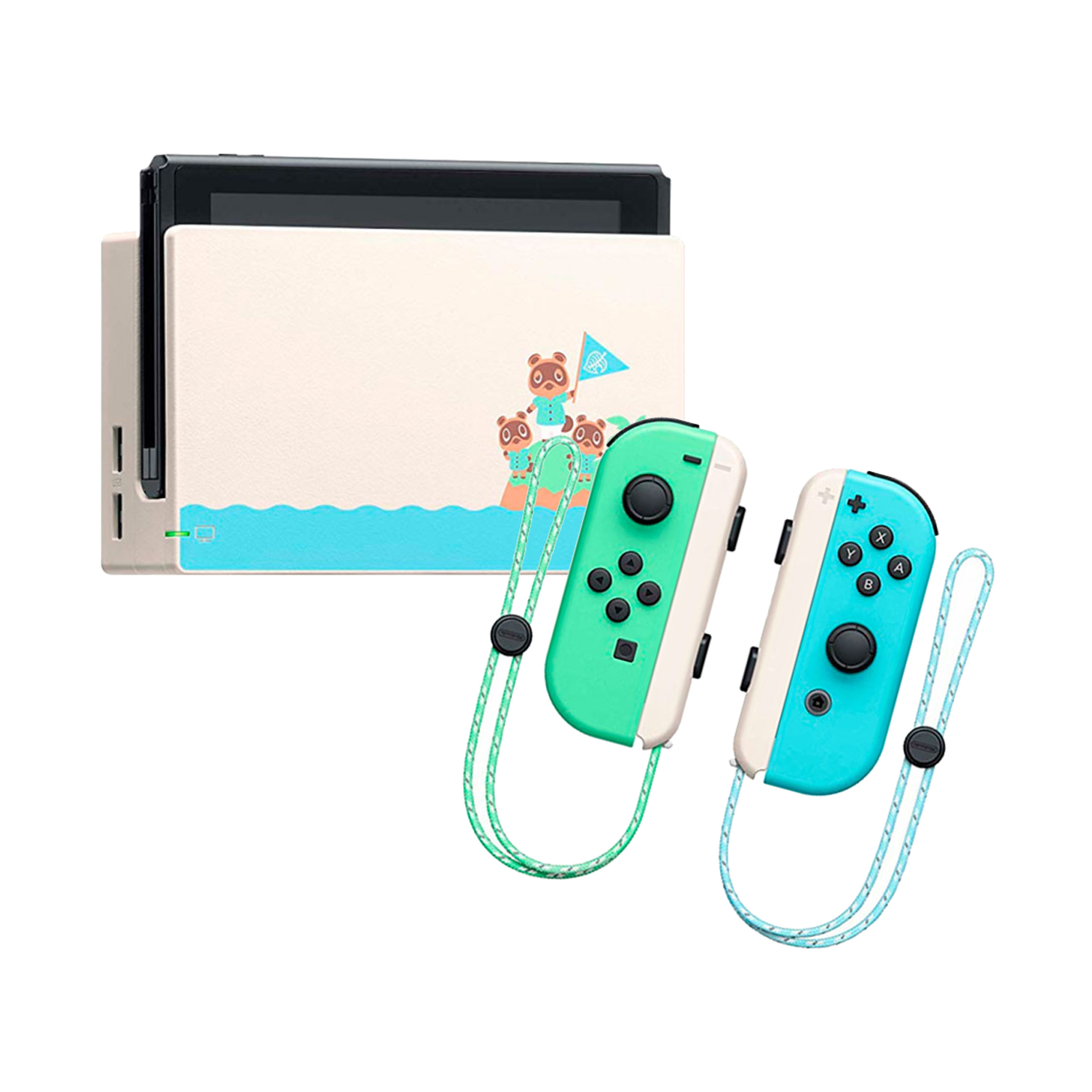 NINTENDO SWITCH ANIMAL CROSSING AZUL/VERDE