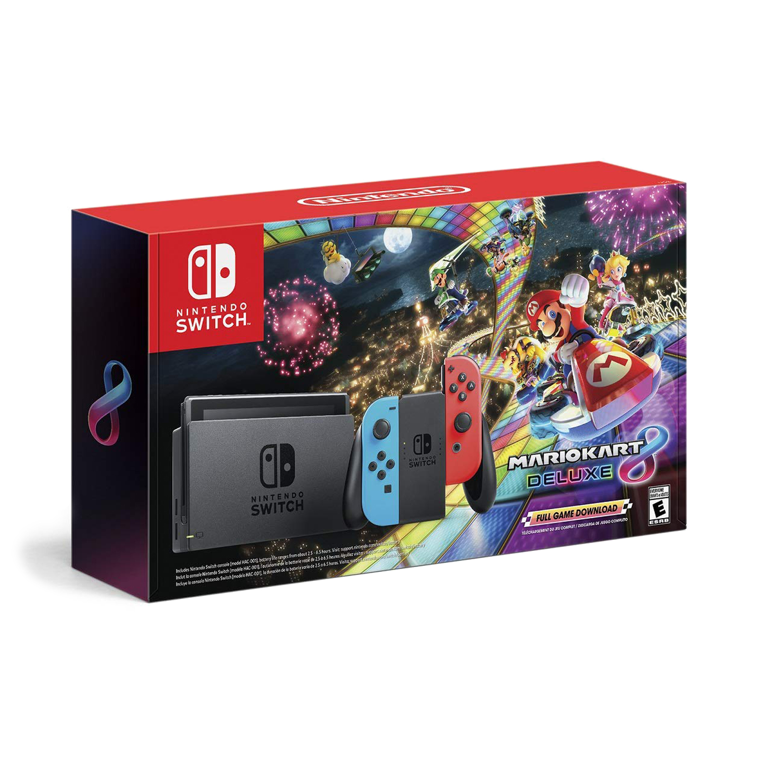 NINTENDO SWITCH 2 MARIO KART AZUL/ROJO