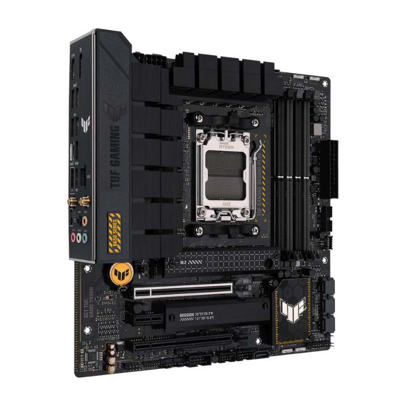 Tarjeta Madre Asus Micro-Atx Tuf Gaming B650M-Plus Wifi S-Am5 Amd B650 Hdmi 128Gb Ddr5 Para Amd