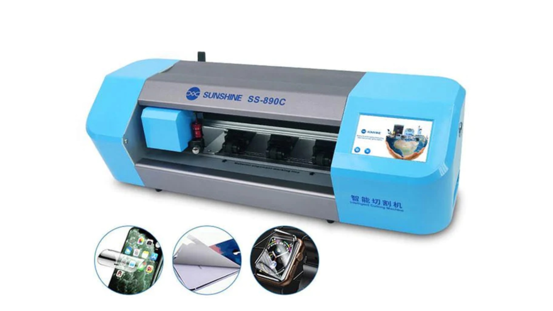 Máquina Cortadora Micas De Hidrogel Ss-890c Sunshine