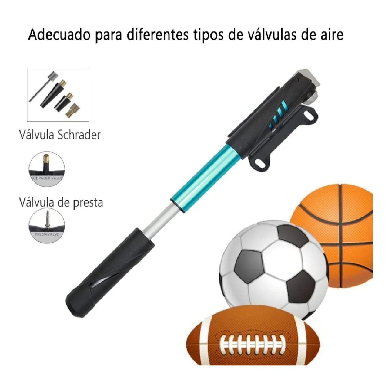 Kit Herramientas Bicicleta 16 En 1 Bomba De Bicicleta 120psi