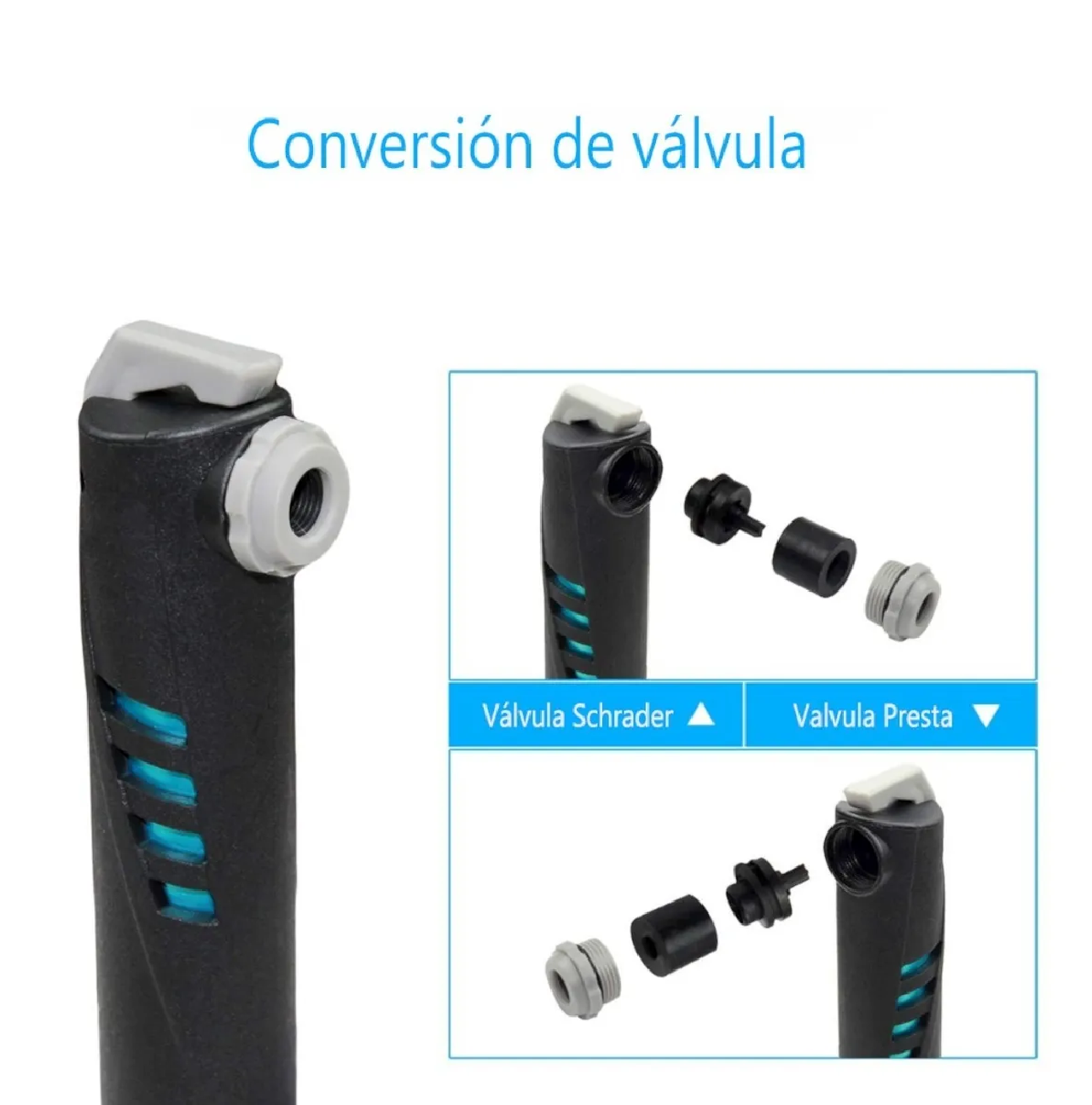 Kit Herramientas Bicicleta 16 En 1 Bomba De Bicicleta 120psi