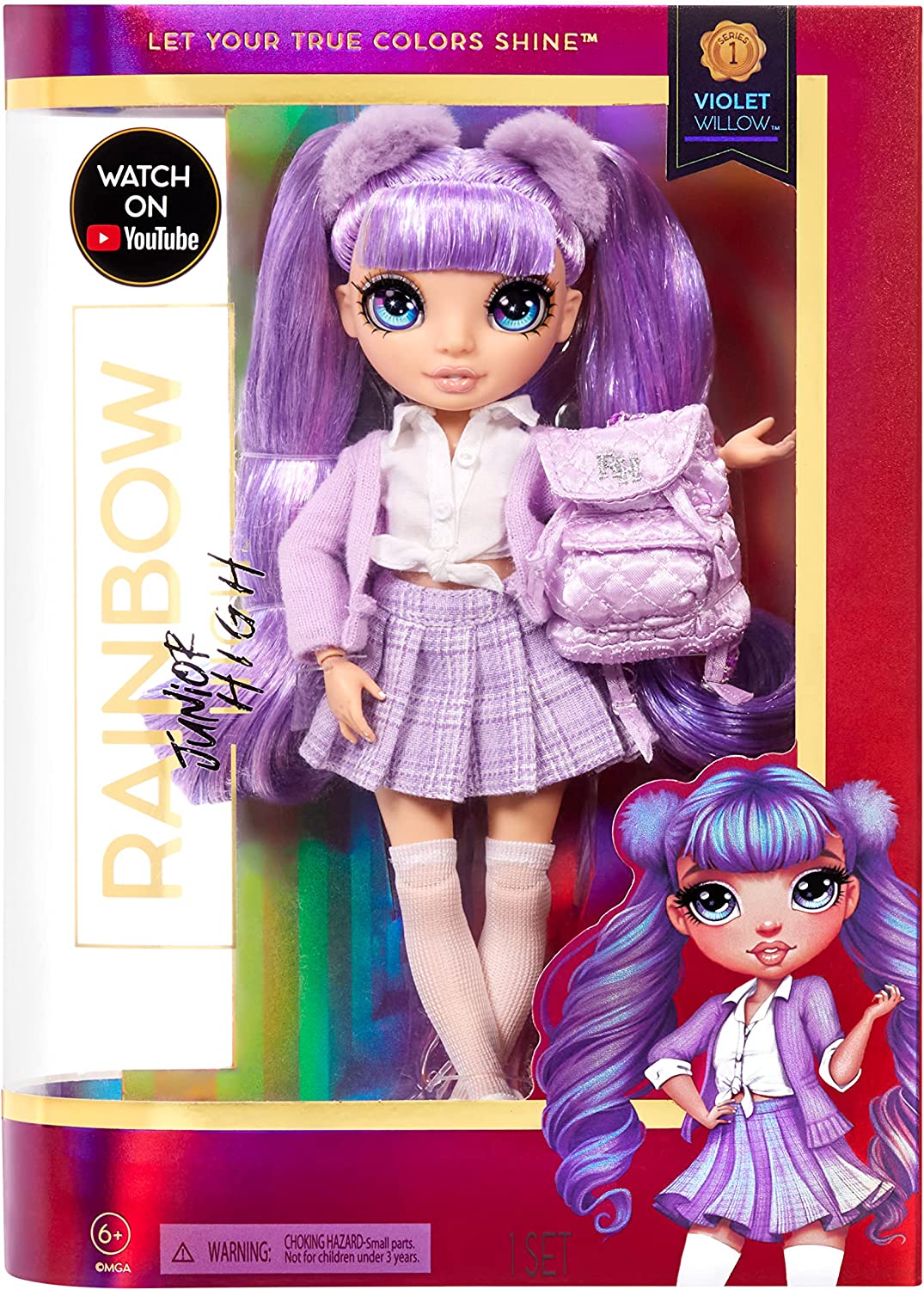 Rainbow High Jr. High Violet Willow 23 Cm