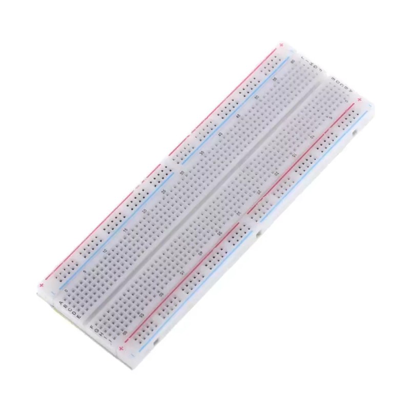 2 Piezas Protoboard Breadboard 830 Puntos Blanca Con Blister