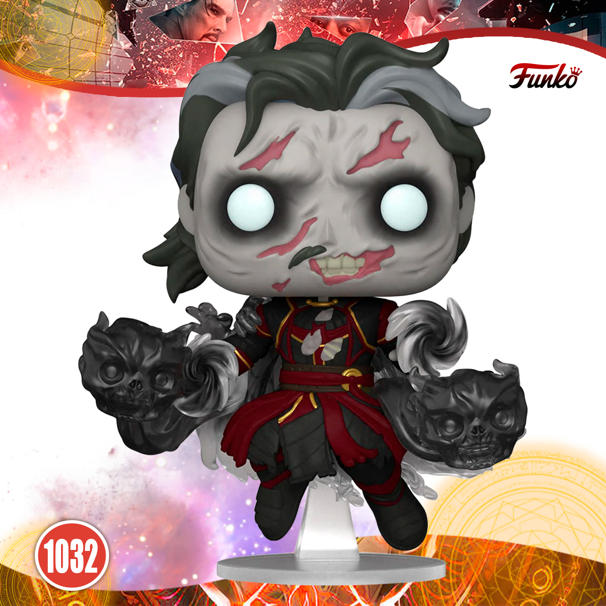 Funko Pop Doctor Strange Zombie #1032 Multiverso De Locura Marvel