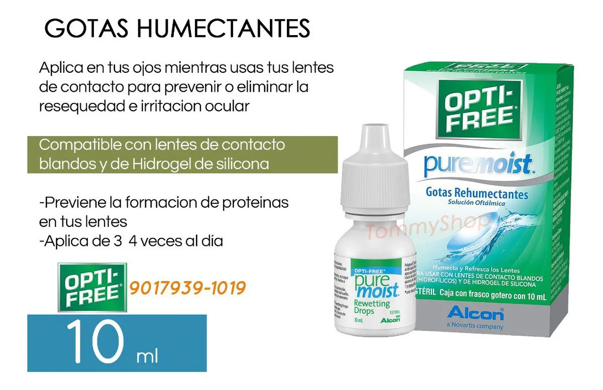 Optifree Liquido Gotas Rehumectantes Para Lentes D Contacto Blandos