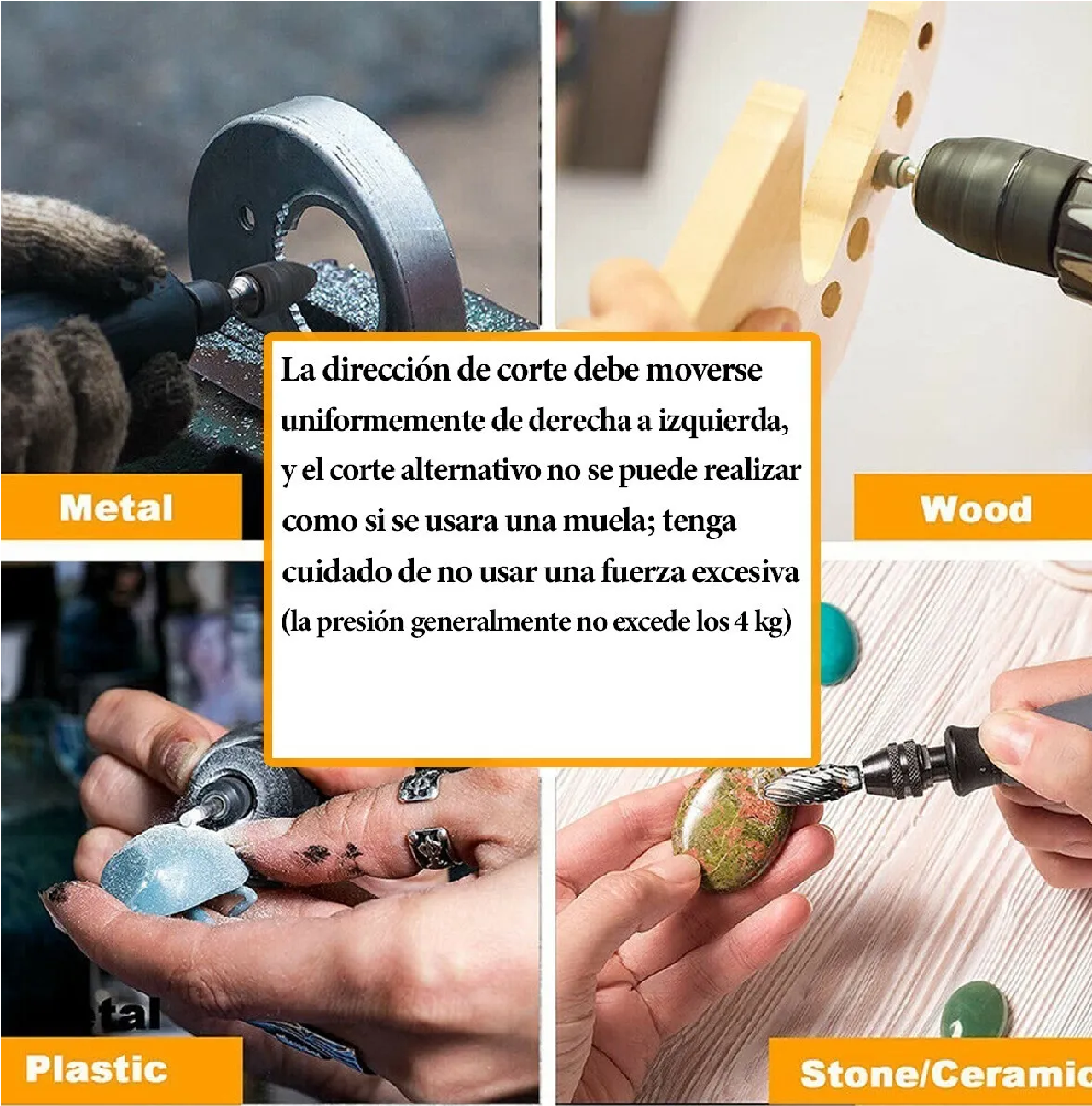 Kit Fresas Brocas Para Madera Metal Dremel Mototool 10 Uds