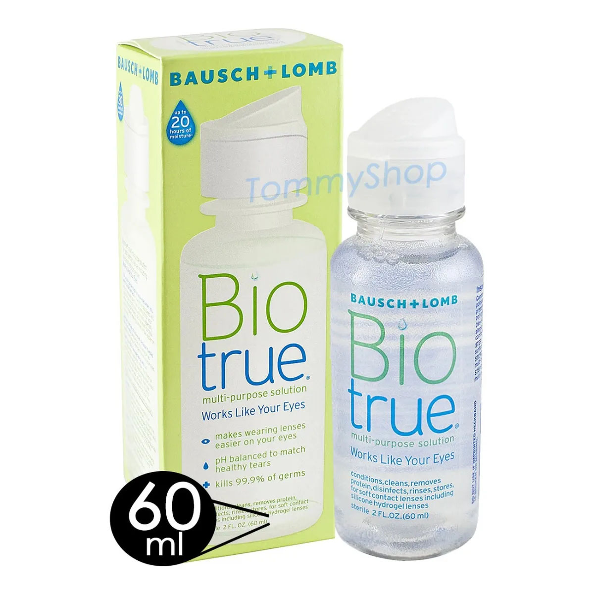 Bio Liquido Limpiador Desinfectante De Lentes De Contacto Viaje