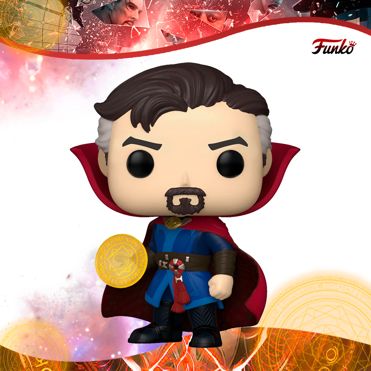 Funko Pop Dr Strange #1000 Multiverso De Locura Marvel Studios con Protector de Acrilico