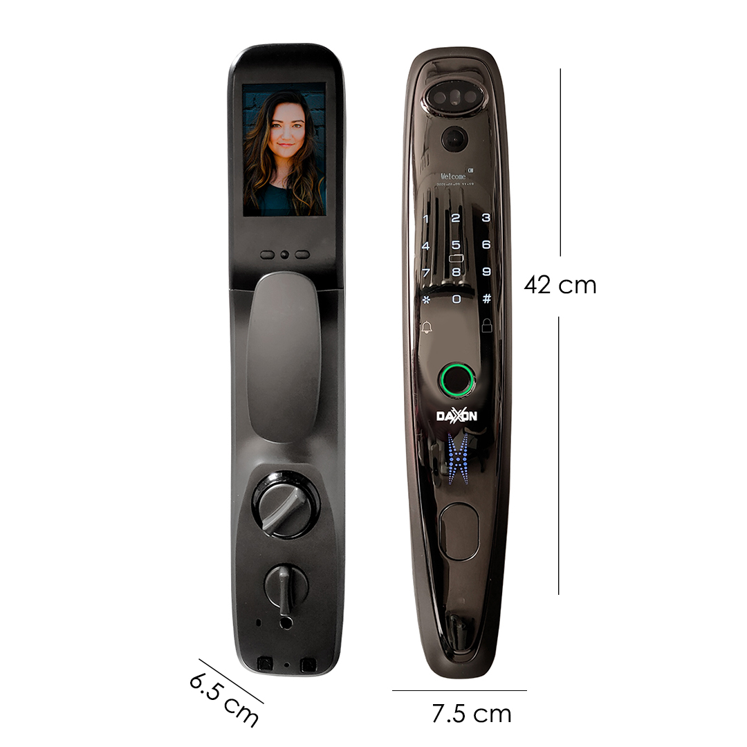 Chapa Cerradura Electronico Inteligente Digital Huella Q80 ULTRA RECONOCIMIENTO FACIAL