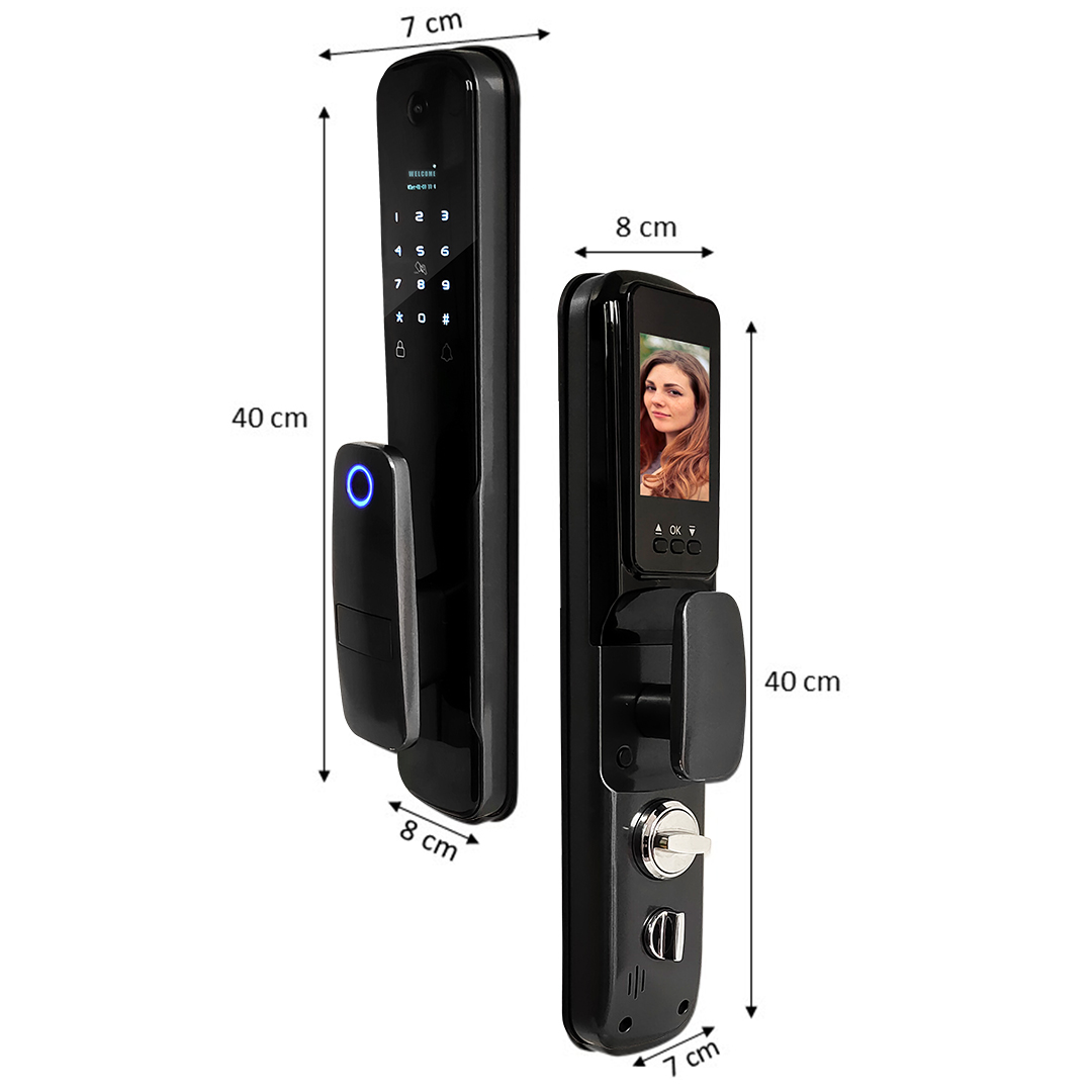 Cerradura Inteligente Digital Huella Wifi Casa X20 CAM (5 Métodos de apertura)