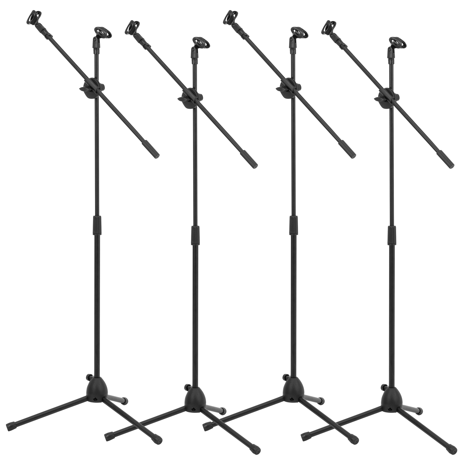 Pedestal De Tripie Para Micrófono Ajustable De Metal 4 Pz