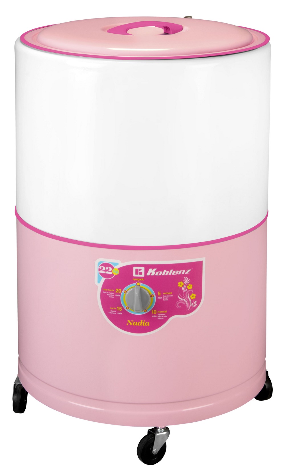 Lavadora Koblenz LRK-2211 22 Kg Redonda Nadia Rosa