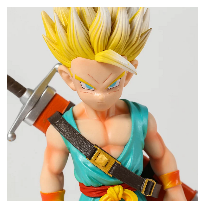 Juguete Muñeco Dragon Ball Z Trunks Niño Super Saiyajin Con Caja