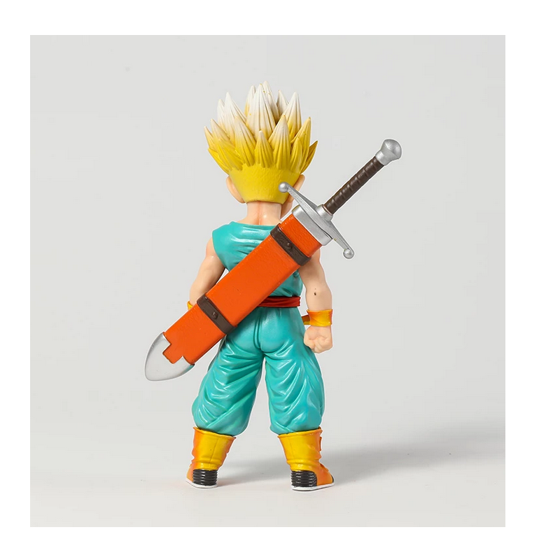 Juguete Muñeco Dragon Ball Z Trunks Niño Super Saiyajin Con Caja