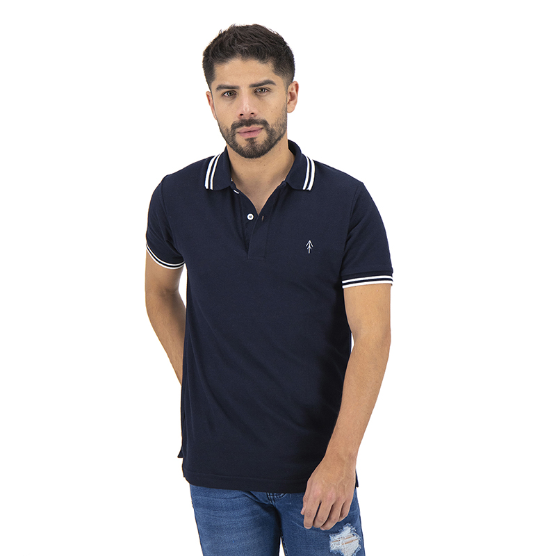 Playera Polo Holstone Slim Fit Para Hombre Holstone - Negro / White