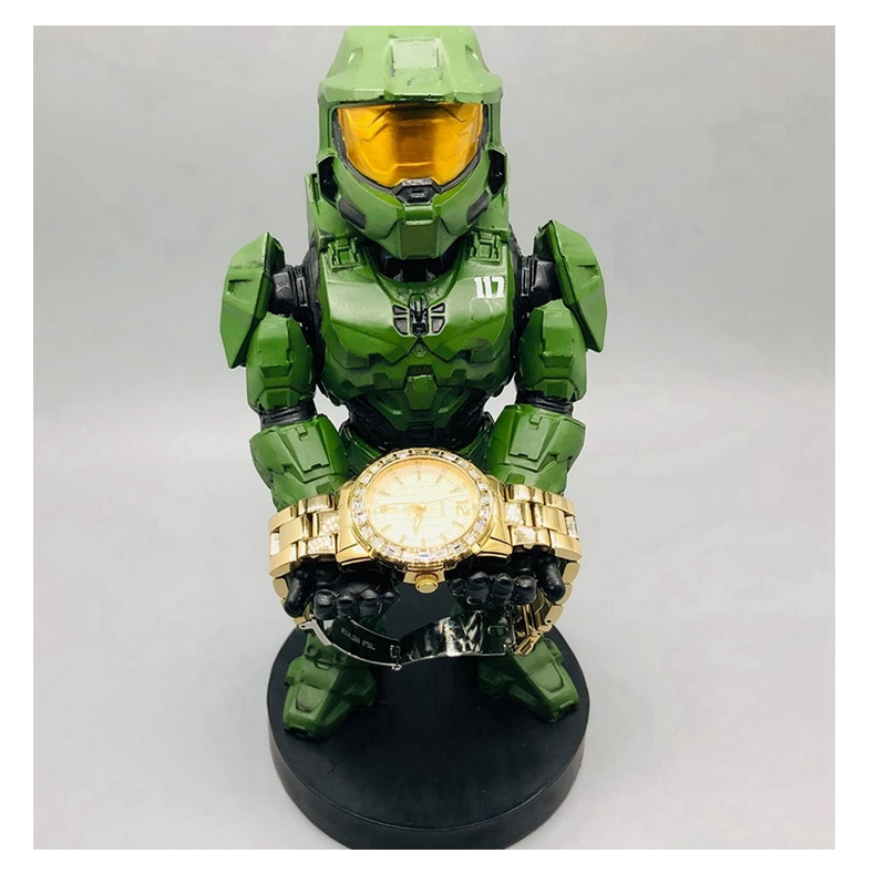 Soporte De Celular Metalico Halo Jefe Maestro Spartan 117