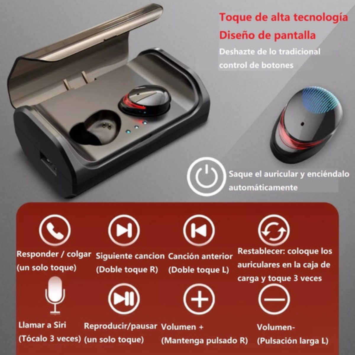 Audífonos Inalámbricos Para Xiaomi Android Y iPhone