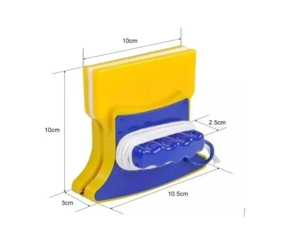 Limpiador Para Ventanas Vidrio Magnético Doble Imán Limpieza