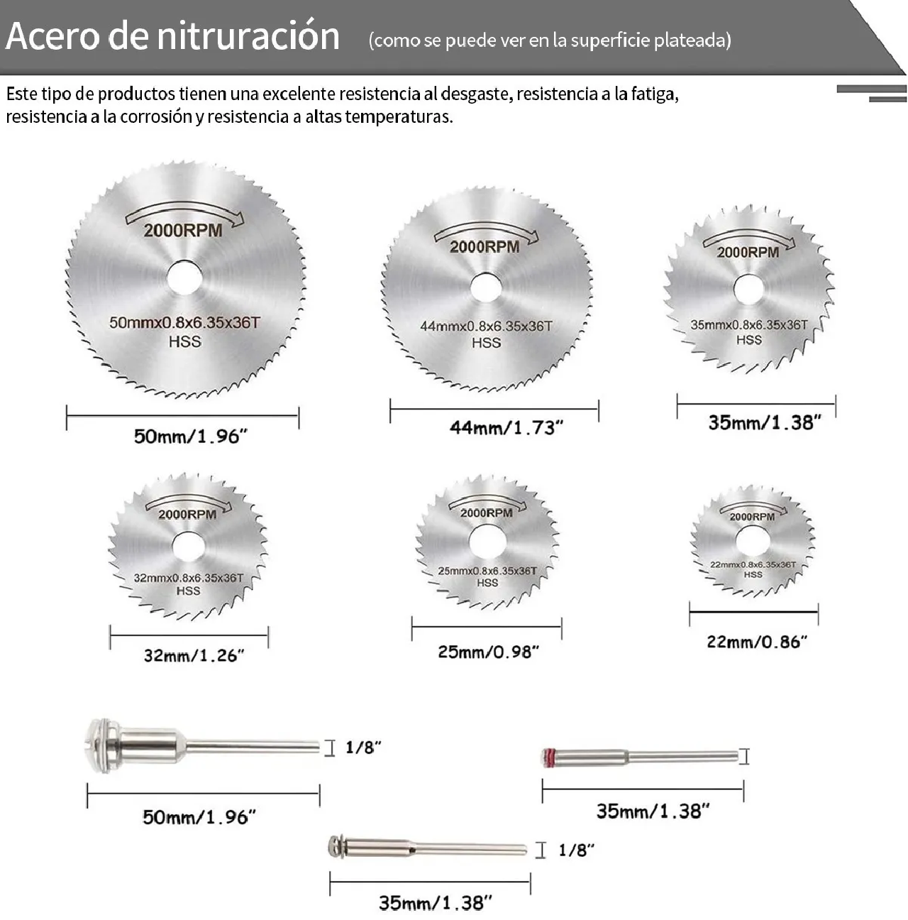 Kit De Discos De Corte Hss Para Taladro Mototool 88pcs
