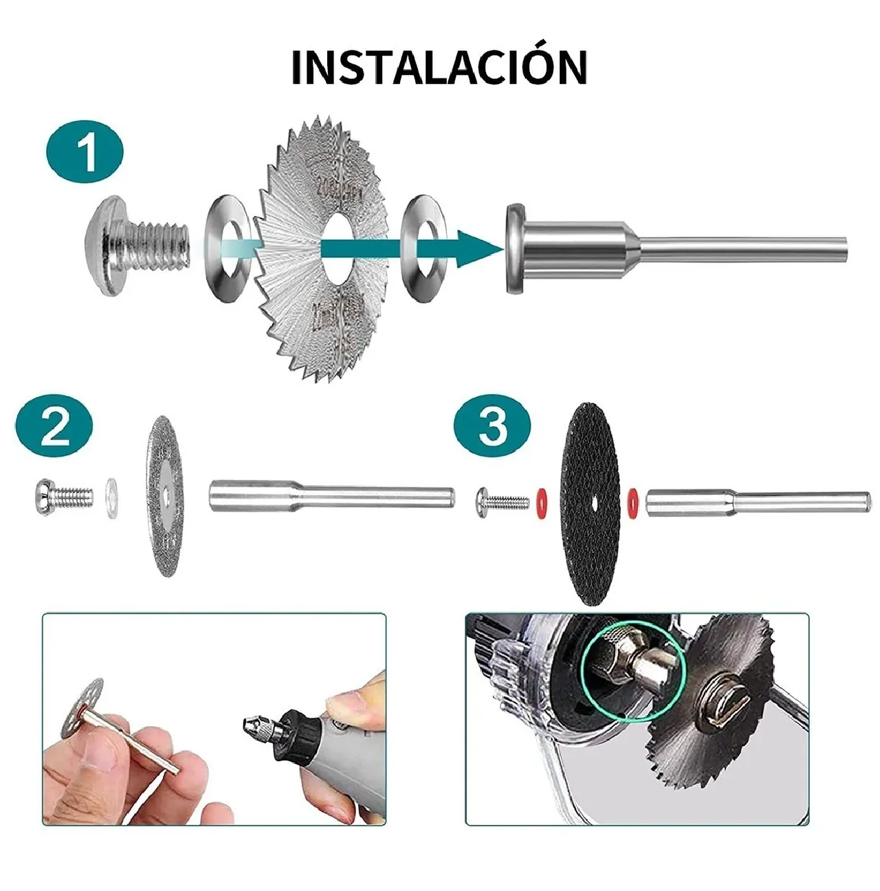 Kit De Discos De Corte Hss Para Taladro Mototool 88pcs