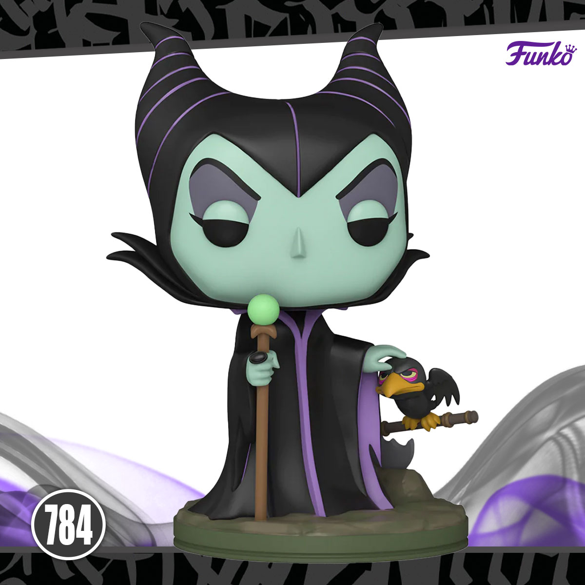 	Funko Pop Malefica Con Cuervo #1082 Villanos Disney Original 