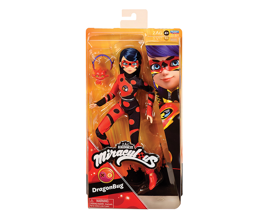 Muñeca Miraculous Dragonbug Ladybug Dragon 28 Cm Bandai