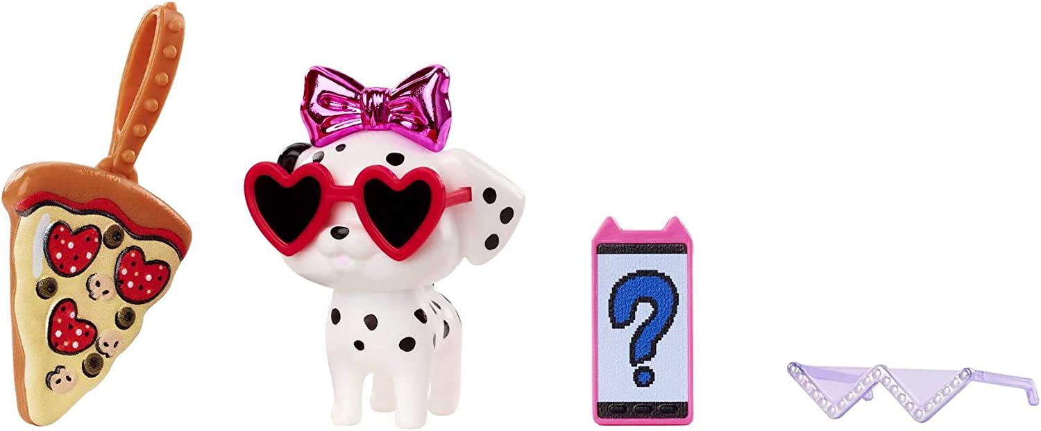 Barbie Extra Muñeca Con Abrigo Plata Pet Dalmata N 15